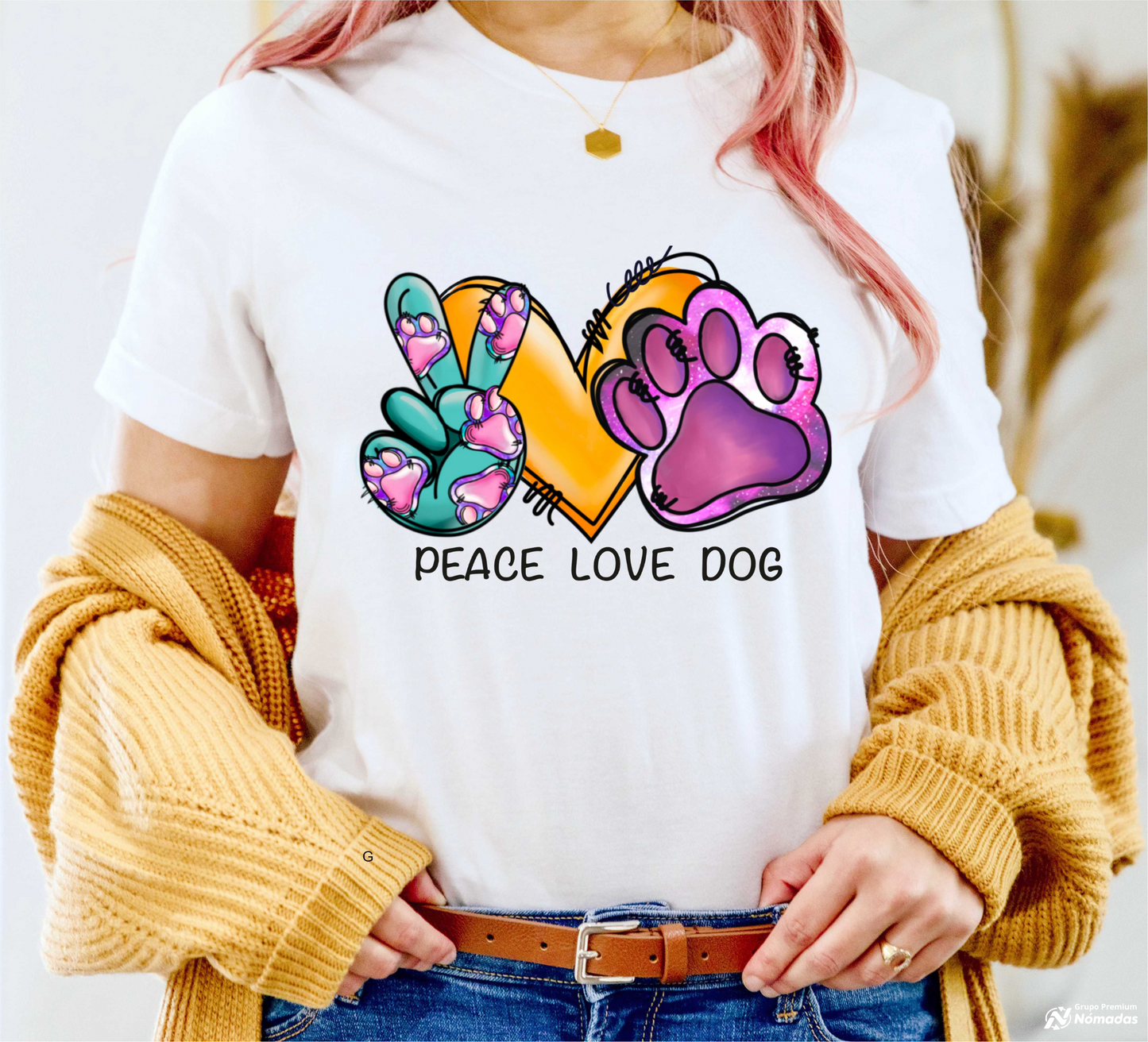 Playera Animalitos Love Manga corta