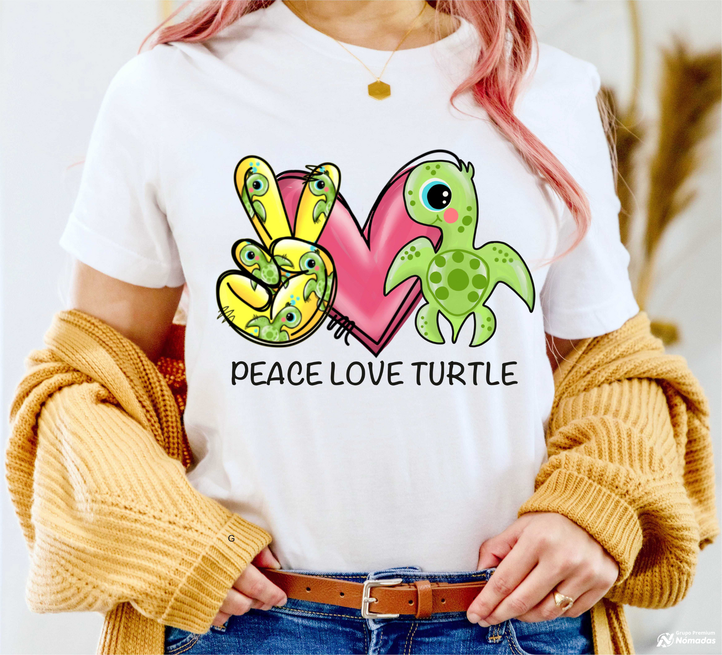 Playera Animalitos Love Manga corta